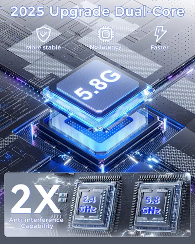 Vista 8 de Adaptador inalámbrico CarPlay para iPhone de Apple, convierte conexiones con cable a CarPlay inalámbrico, cero retraso, Plug-and-Play, compatible