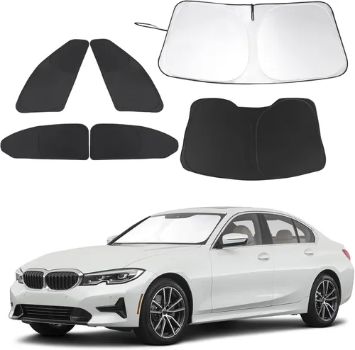 Vista 102 de Parasol para parabrisas de ajuste personalizado 2013 2014 2015 2016 2017 2018 BMW 3 Series/F30/F31/F80/M3 accesorios plegables bloqueador de sol