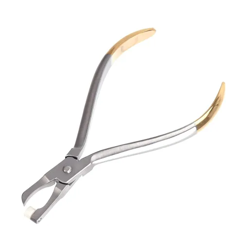 Vista 8 de Annhua Alicates de extracción de banda de ortodoncia, fórceps removedor de banda molar con tapa extraíble blanca, utilizado para soporte, bandas