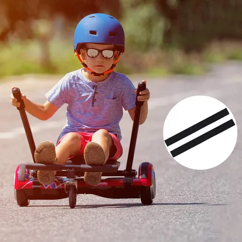 Vista 6 de Aodaer Paquete de 8 correas ajustables para aeropatineta, correas de repuesto y protector de correa de gancho y bucle, accesorios de fijación