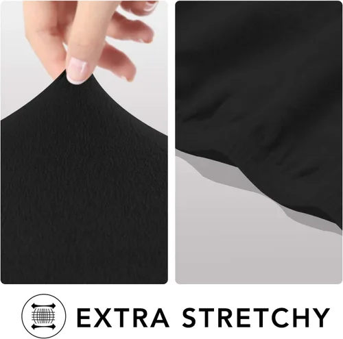 Vista 4 de PureFit Funda súper elástica para sofá reclinable con bolsillo, funda de sofá suave y antideslizante de elastano, lavable, protector de muebles