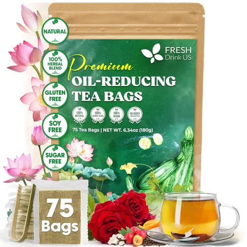 Vista 328 de FreshDrinkUS, 135 bolsas de té de jengibre y cúrcuma premium, ingredientes 100% naturales, mezcla hecha a mano de té de hierbas de cúrcuma