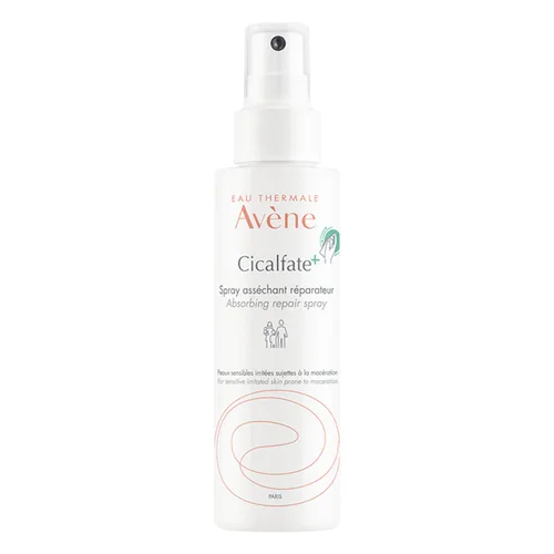 Avène Cicalfate+ Spray calmante absorbente para secar y restaurar la piel irritada y sensible, ayuda a restaurar la barrera cutánea, seguro para