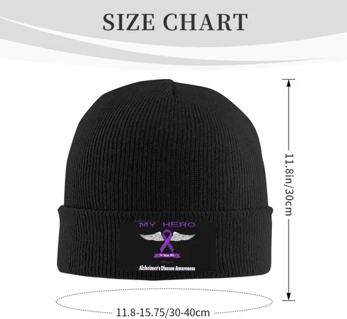 Vista 3 de Beanie Hat Stretchy Hat Soft Warmth Knit Hat Cap for Men & Women Unisex