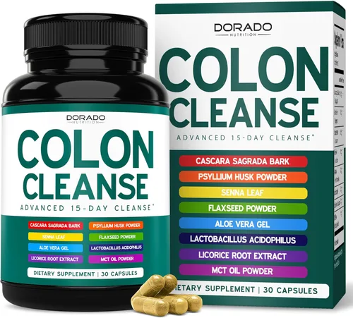 Limpieza y desintoxicación de colon 15 días de limpieza intestinal (30 unidades) pastillas de limpieza intestinal y probiótico para laxante suave y