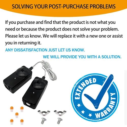 Vista 7 de Kit de Sensor de Seguridad 2025 Mejorado 41A5034 Compatible con Abridor de Puerta de Garaje Liftmaster Chamberlain Sears Craftsman Fabricado Después