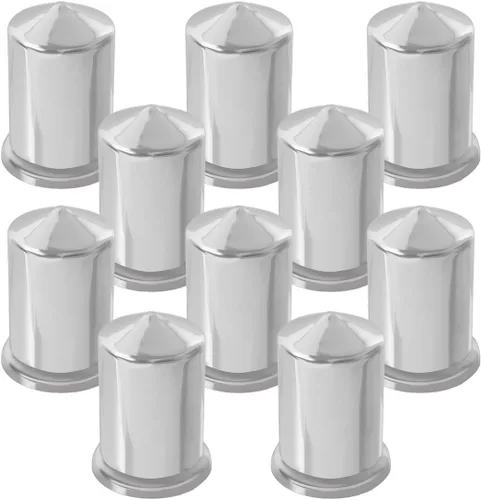 Vista 3 de GG Grand General 10082SP Cubierta de tuerca de plástico cromado puntiagudo de 1/2 pulgada con brida