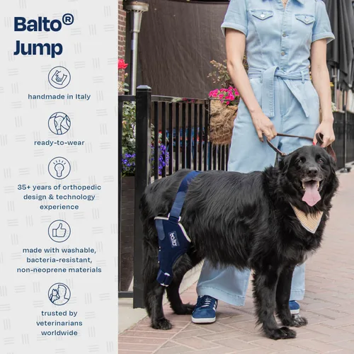 Vista 5 de Balto Jump Dog - Rodillera ortopédica ACL/CCL (pequeña, pierna izquierda)