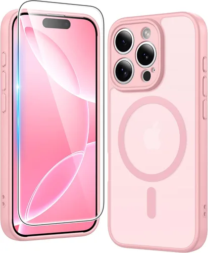 Vista 262 de FNTCASE para iPhone Air Case Clear: Fundas magnéticas para teléfono con protector de pantalla a prueba de caídas, compatibles con Magsafe, delgadas