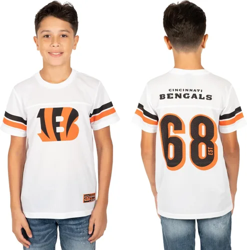 Vista 24 de Ultra Game NFL - Camiseta de malla vintage para niños