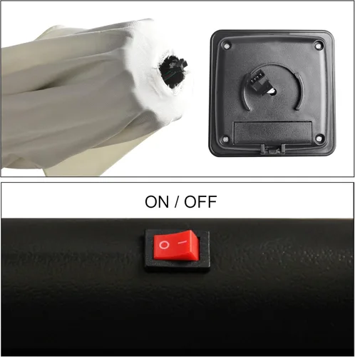 Vista 20 de Blissun Sombrilla solar de 9 pies, sombrilla de patio con 32 luces LED, sombrilla de mercado de mesa, sombrilla al aire libre para jardín, terraza