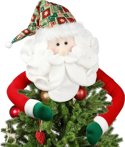 D-FantiX Decoración grande para árbol de Navidad, decoración grande para árbol de Navidad, decoración para fiestas del hogar