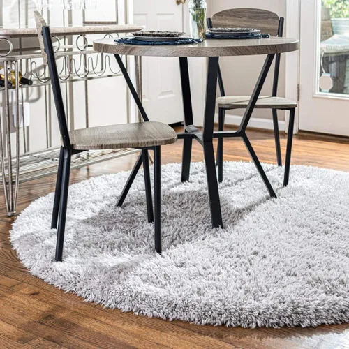 Vista 52 de Rugs.com - Alfombra de la colección Infinity, alfombra de pelo mullido sólida de 2 x 3 pies, color azul Egeo, perfecta para salas de estar