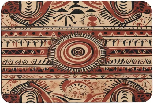 Vista 11 de Bath Mat Rug Rustic Green Fair Isle Holiday Print Thin Diatomaceous Earth Bath Mat Forest Green Knit Super Absorbent Ultra Thin Bathroom Rugs Fit