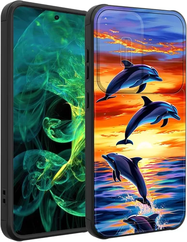 Vista 36 de Funda para Galaxy A36 5G/A56 5G con cubierta de cámara deslizante, resistente de doble capa híbrida a prueba de golpes, funda protectora resistente