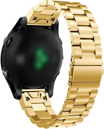 Vista 8 de RuenTech Compatible con Garmin Fenix 6/6 Pro/6 Sapphire Band Kit de liberación rápida de acero inoxidable 0.866 in bandas para reloj Fenix 6GPS