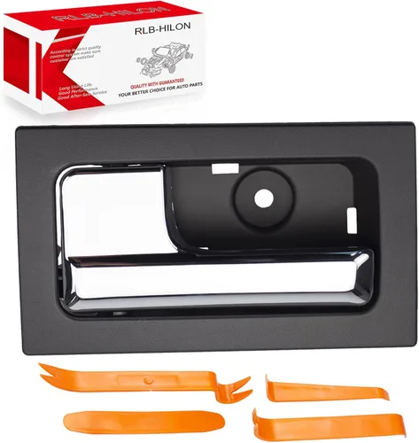RLB-HILON Manija de puerta interior compatible con Ford F150 de 2009 a 2014, puerta delantera o trasera izquierda del lado del conductor, palanca