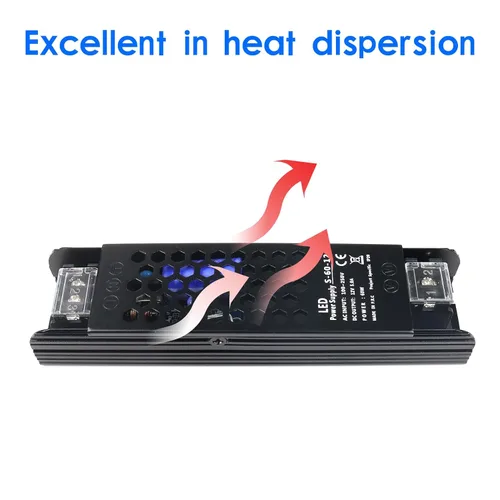 Vista 14 de Fuente de alimentación de conmutación regulada universal de 24V 6.5A 150W, Convertidor de CA 100-250V a 12V CC, controlador LED, transformador