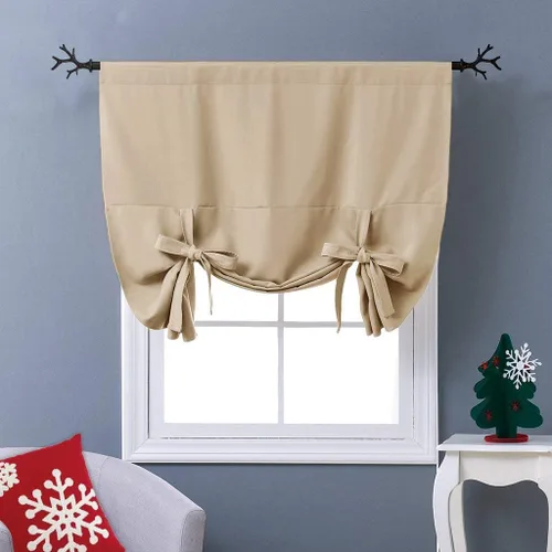 Vista 101 de NICETOWN Cortina Opaca con Aislamiento Térmico – Persiana Enrollable para Ventana de Bebé para Dormitorio/Acción de Gracias