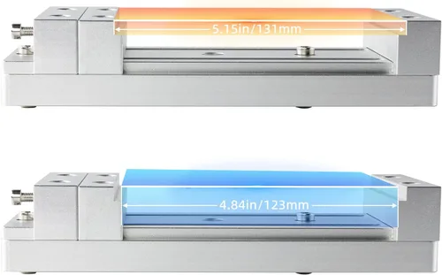 Vista 4 de FoxAlien Mini Tornillo de Banco de Perfil Bajo Abrazadera de Sujeción Mesa de Trabajo para FoxAlien 3018, Masuter 3, Masuter Pro, 3S, XE-PRO