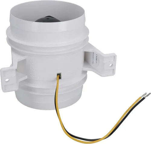 Vista 4 de 4" Attwood Turbo 4000 ventilador de sentina en línea ventilador de ventilación de cabina 12v 145 CFM