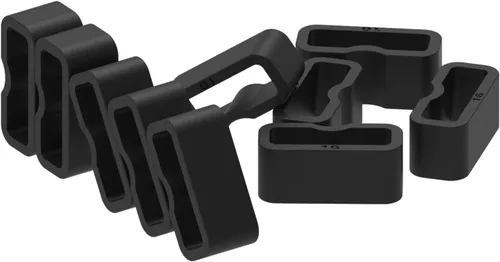 Vista 3 de Paquete de 6 anillos de sujeción compatibles con Fitbit Luxe/Inspire 3/Inspire 2/Inspire/Inspire HR/Ace 2/Ace 3 Band Keeper, correa de repuesto