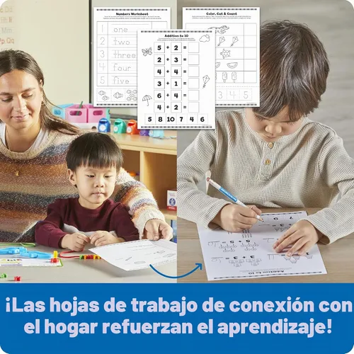 Vista 4 de Learning Resources Skill Builders Kindergarten Math Small Group Kit