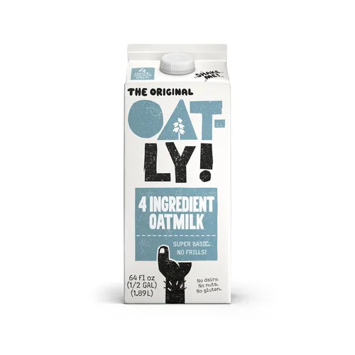Oatly Leche de avena 4 Ingrediente