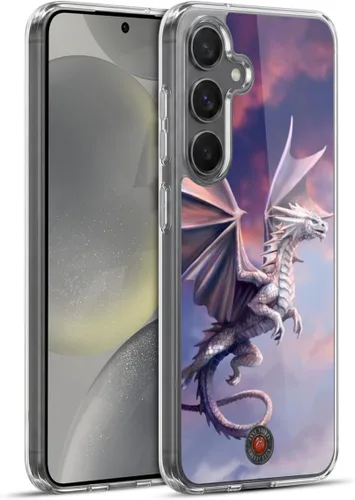 Vista 65 de Head Case Designs Officially Licensed Anne Stokes God's Hammer Guardian Dragons Gel Case [Military Grade Protection] Compatible with Samsung Galaxy