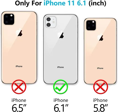 Vista 2 de Funda impermeable para iPhone 11 con protector de pantalla, protector de cuerpo completo, a prueba de golpes, a prueba de polvo, a prueba