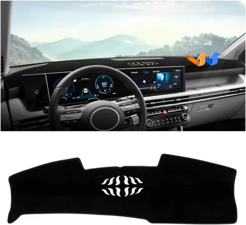 Vista 17 de Autorder Cubierta de salpicadero con tapete para Hyundai Genesis Sedán 4 puertas 2008-2012 2013 2014 Accesorios Cubierta de salpicadero