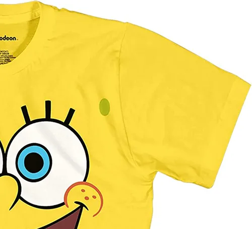 Vista 6 de Camisa clásica de Bob Esponja para hombre, diseño de Bob Esponja, Patricio, Calamar y Señor Cangrejo