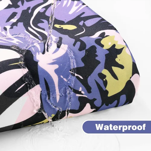 Vista 4 de Cortina de ducha de arte LaCyan (Irises Grande)