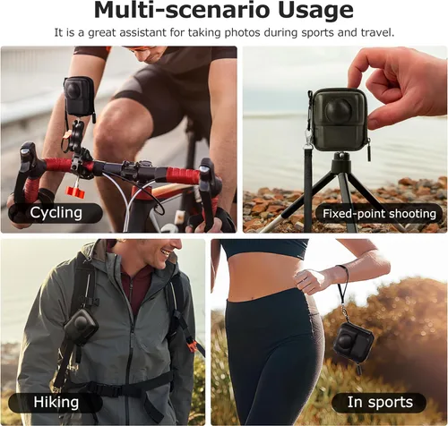 Vista 3 de STARTRC PHOTO Osmo 360 - Funda para lentes, bolsa de transporte compacta para accesorios DJI Osmo 360, protector de pantalla Osmo 360