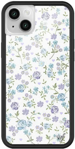 Vista 40 de Fundas Wildflower - Compatibles con Apple iPhone 13/14 Protector de goma negro, Certificado de prueba de caída de 4 pies, propiedad de mujeres