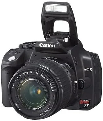 Vista 4 de Canon Digital Rebel XT DSLR Camera with EF-S 18-55mm f3.5-5.6 Lens (Black) (OLD MODEL) (Renewed)