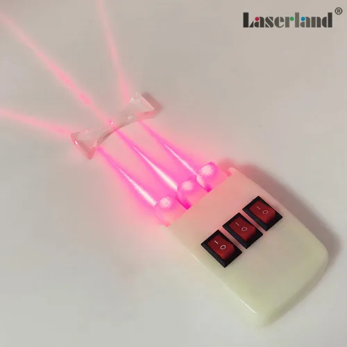 Vista 8 de Kit de experimento óptico de física Refracción Reflector Prisma triangular Lente convexa Espejo cóncavo Luz lineal