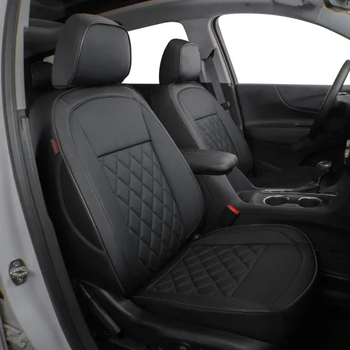 EKR - Juego completo de fundas de asiento de automóvil con ajuste personalizado para Chevrolet Equinox Premier, LS, LT, L, RS 2018 2019 2020 2021