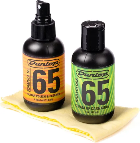 Vista 2 de Dunlop 65 Formula 65 Kit de esmalte de guitarra y 6554 Dunlop Ultimate Lemon Oil, 4 onzas