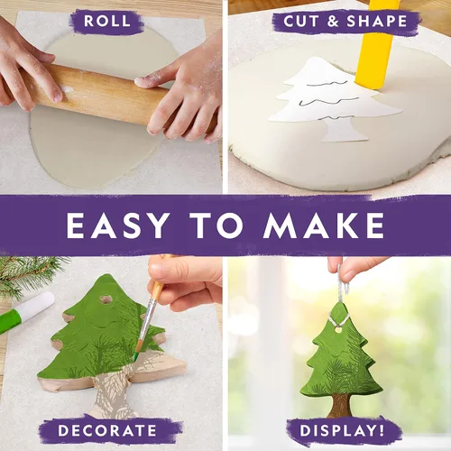 Vista 3 de NATIONAL GEOGRAPHIC - Kit de manualidades de arcilla para modelar – Arcilla seca al aire para niños, kit de manualidades con arcilla de 2 libras