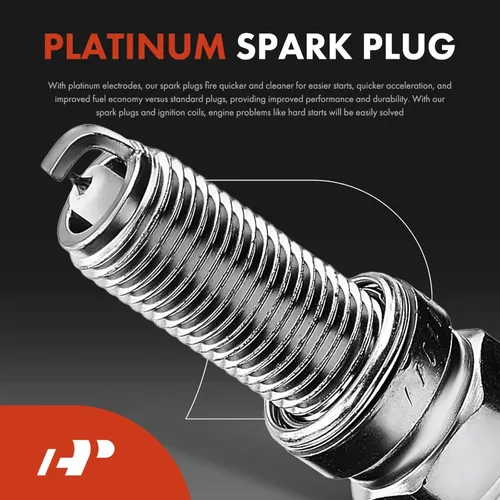 Vista 3 de A-Premium Juego de 6 bobinas de encendido pack y bujías de iridio compatibles con Jeep Grand Cherokee 2016-2018 Wrangler Dodge Durango Chrysler