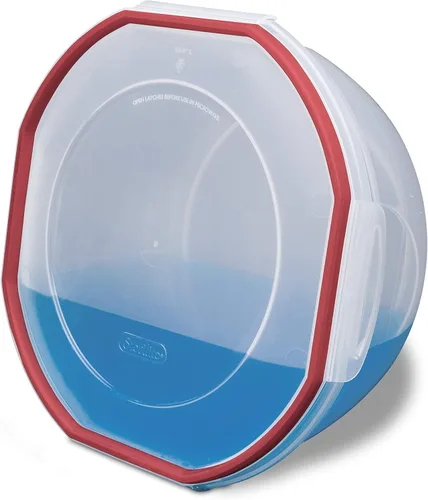 Vista 8 de Sterilite Recipiente con sello ultrasellado de 2.5 cuartos de galón, recipiente hermético para almacenamiento de alimentos, plástico, tapa