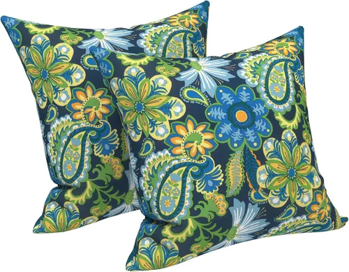 Vista 122 de LVTXIII - Juego de fundas para cojines de sofá o sillón de exteriores, para lumbar, no se decoloran, 2 unidades de 12" x 20", con relleno, estampado