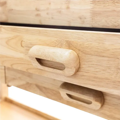 Vista 7 de Olympia Tools Banco de trabajo de madera dura de goma de 60 pulgadas con 4 cajones, capacidad de peso de 450 libras, mesa de trabajo de madera