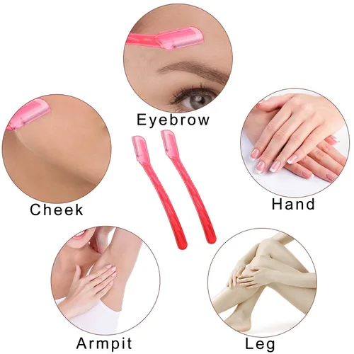 Vista 7 de Real Perfection Juego de brochas de maquillaje de 16 piezas con 1 navaja para cejas, brochas sintéticas premium para base, polvo, correctores