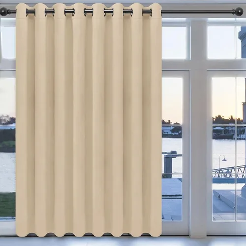 Vista 668 de Easy-Going - Cortinas opacas para dormitorio, aislamiento térmico sólido con ojales, cortinas de ventana para reducción de ruido, cortinas