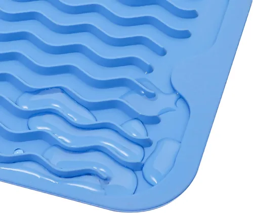 Vista 414 de MicoYang Alfombrilla de Silicona para Secar Platos de Múltiples Usos, Fácil de Limpiar, Ecológica, Alfombrilla de Silicona Resistente al Calor