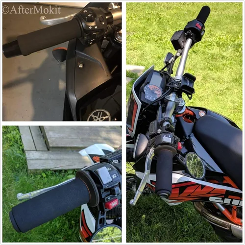 Vista 6 de Fundas de agarre para manos grandes que engrosan tus agarres, se ajustan cómodamente a más de 1.2 a 1.4 pulgadas de agarre en Harley BMW, Yamaha