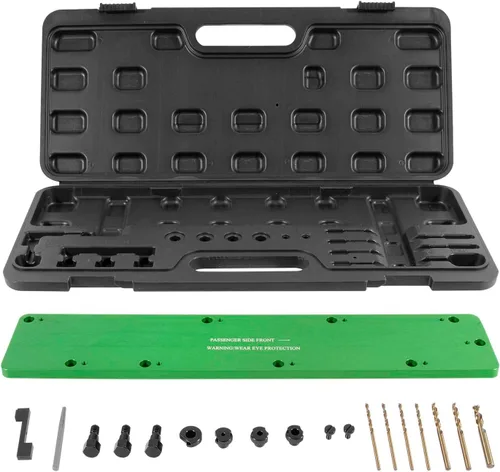 Vista 8 de Conjunto de herramientas de eliminación de plantilla de colector de escape 71500 para Dodge 5.7L Hemi Motors, quitar pernos rotos del colector