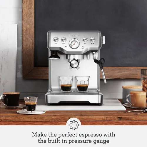Vista 2 de Cafetera exprés Breville The Infuser, Semi-Automatic, Sésamo negro